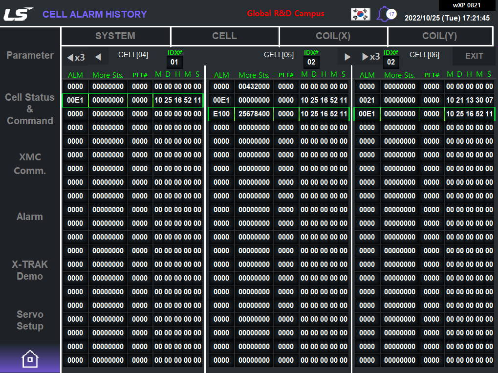 Solution Square : LSMMT(XMC) Cell Alarm history 관리와 구현사례