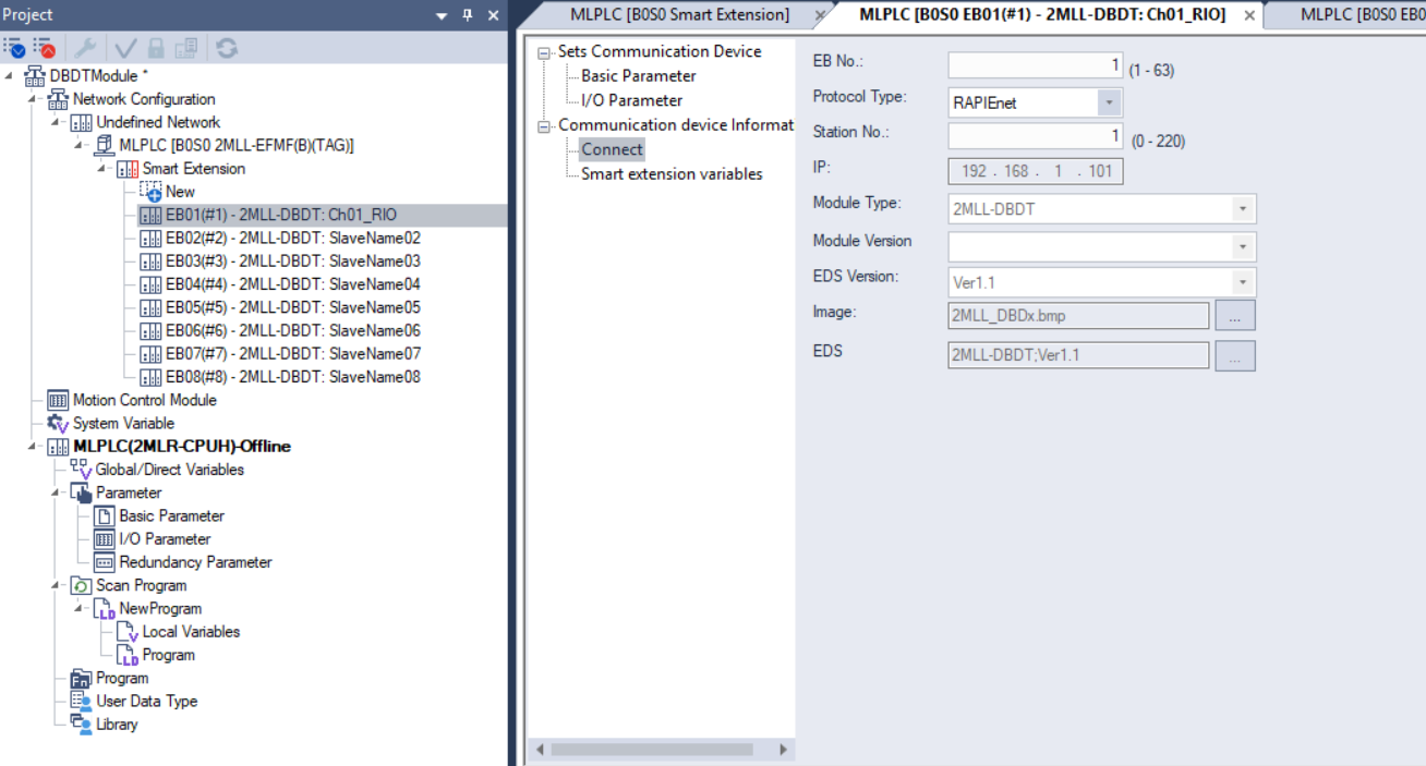 Solution Square : ML200R Smart Extension IO Configuration